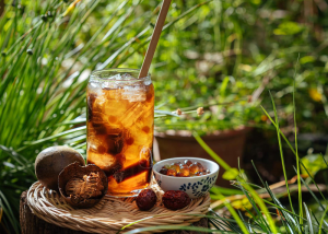 trà bí đao long nhãn