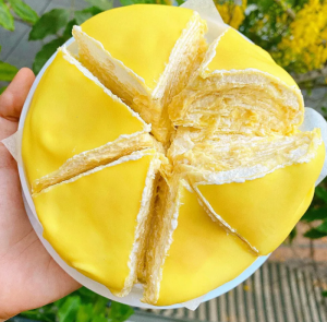 bánh crepe sầu riêng
